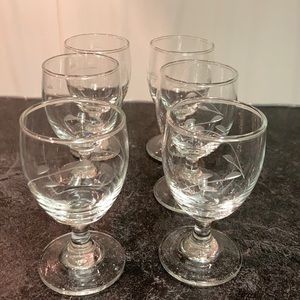 Small glasses - set of 6